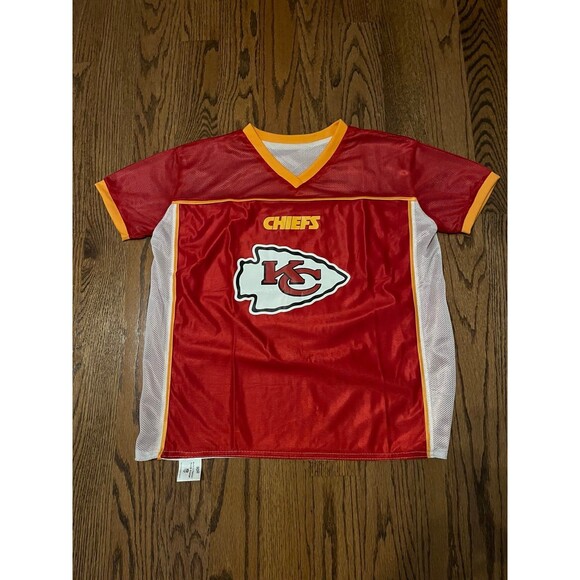 Kansas City Chiefs Flag Football Reversible Jersey Youth Extra Large - Picture 1 of 4
